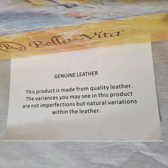 Bella Vita Clementine Leather Slip-on Lace-up oxford flats 12 Narrow New - Picture 6 of 15